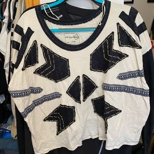 Free people long sleeve sweater shirt